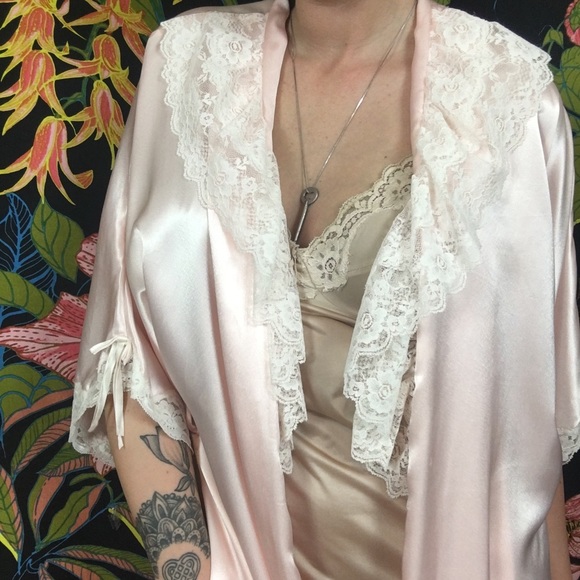 Dior Other - CHRISTIAN DIOR / Rare Vintage Lacey SILK Robe